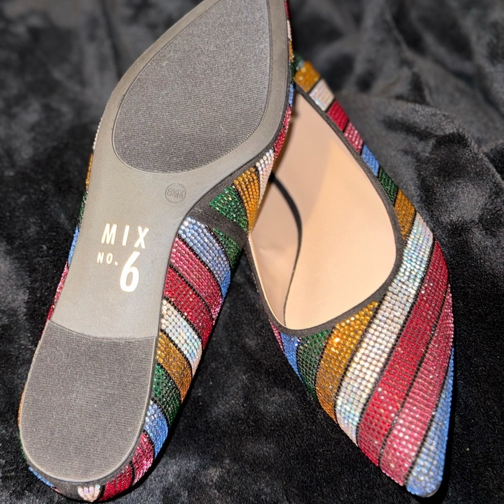 Mix No. 6 Colorful Striped Women's Flats - Picture 6 of 11